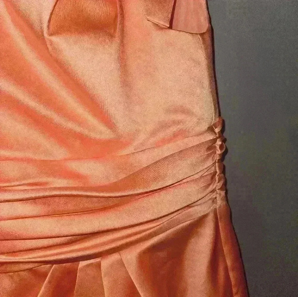 Davids Bridal Womans One Shoulder Dress Size 10 - Picture 6 of 13